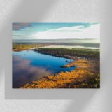 Etang blanc - (100x75cm)