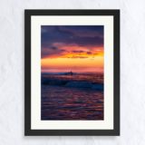 Solo sunset - (40x30cm)